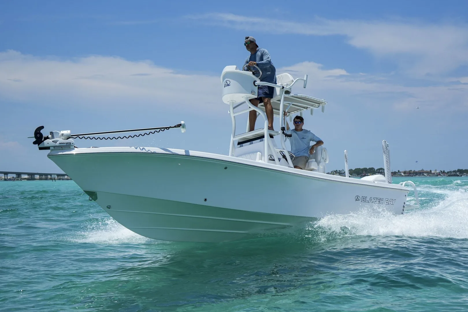 Blazer Bay center console running