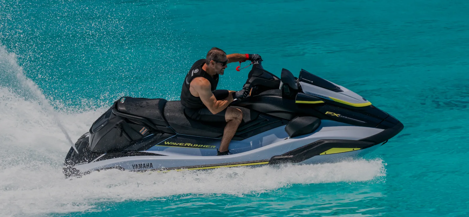 Rider on a Yamaha WaveRunner