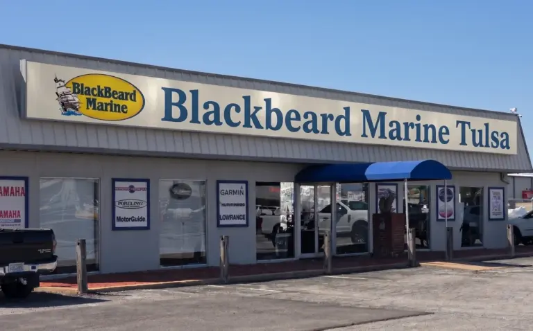 Blackbeard Marine Tulsa storefront on Mingo Rd